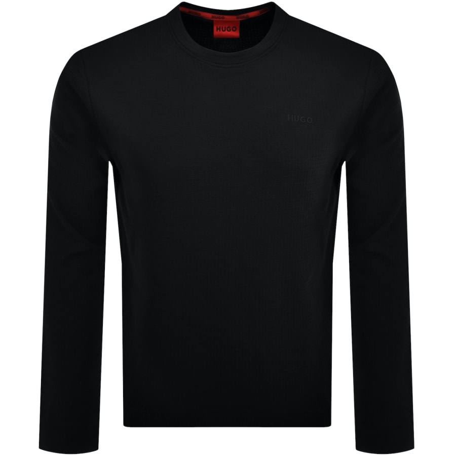 Hugo Austin Long Sleeve Pyjama T shirt Black S Man